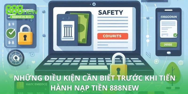 Những điều kiện cần biết trước khi tiến hành nạp tiền 888NEW